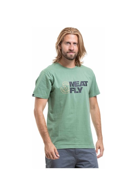 Meatfly Meatfly мъжка тениска Revital Hedge Green