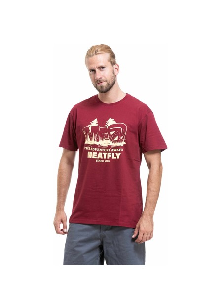 Meatfly Meatfly мъжка тениска Adventure Brown Red