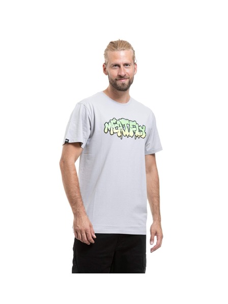 Meatfly Мъжка тениска Meatfly Fitti Quiet Gray