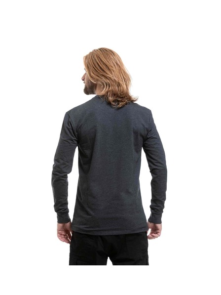 Meatfly Мъжка тениска с дълъг ръкав Meatfly Longex Charcoal Heather