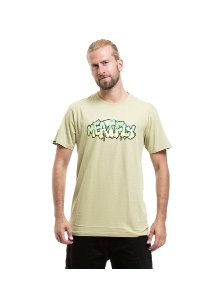 Meatfly Мъжка тениска Meatfly Fitti Olive Light