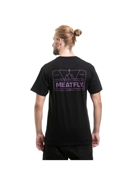 Meatfly Мъжка тениска Meatfly Lorim Black