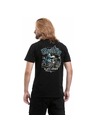 Meatfly Мъжка тениска Meatfly Black Heart Skull Black