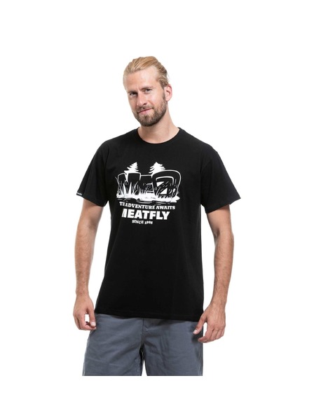 Meatfly Мъжка тениска Meatfly Adventure Black