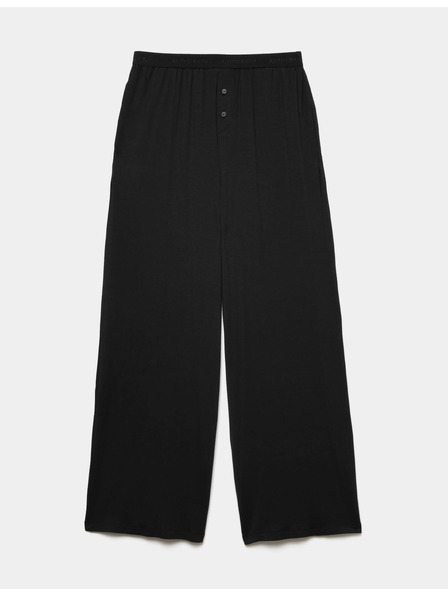 Marks & Spencer Пижамни панталони с висок модален дял и широки крачола Marks & Spencer черен